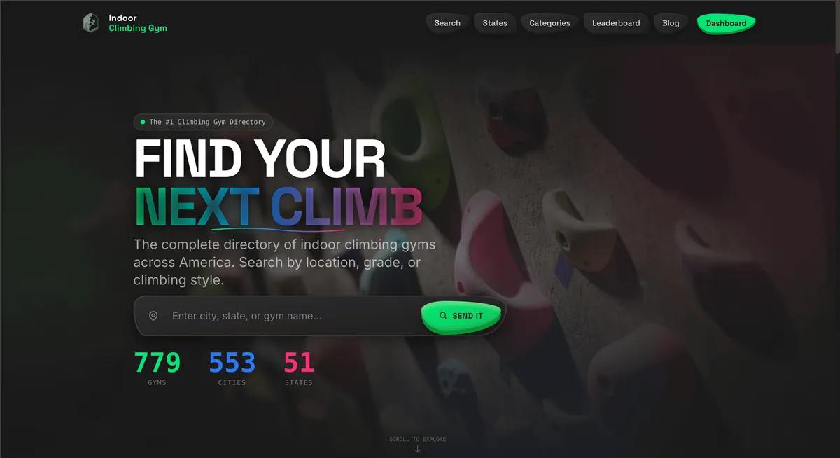 Indoor Climbing Gym screenshot