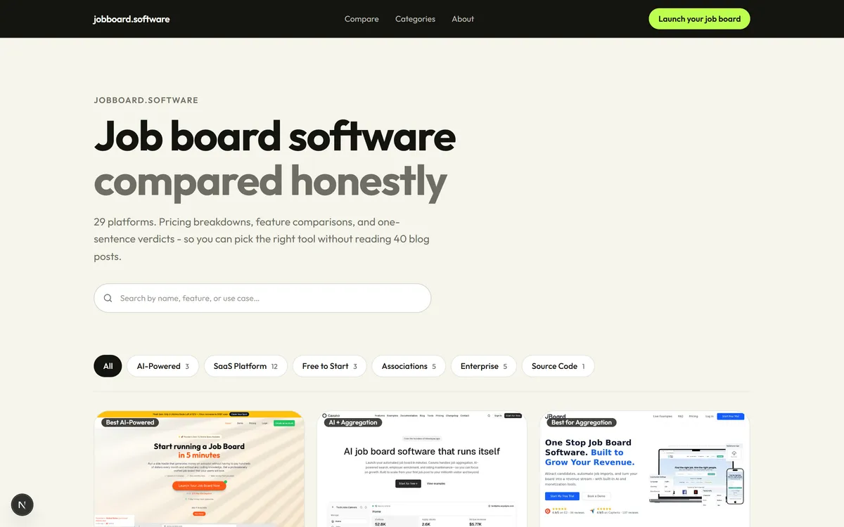 Job Board Software screenshot
