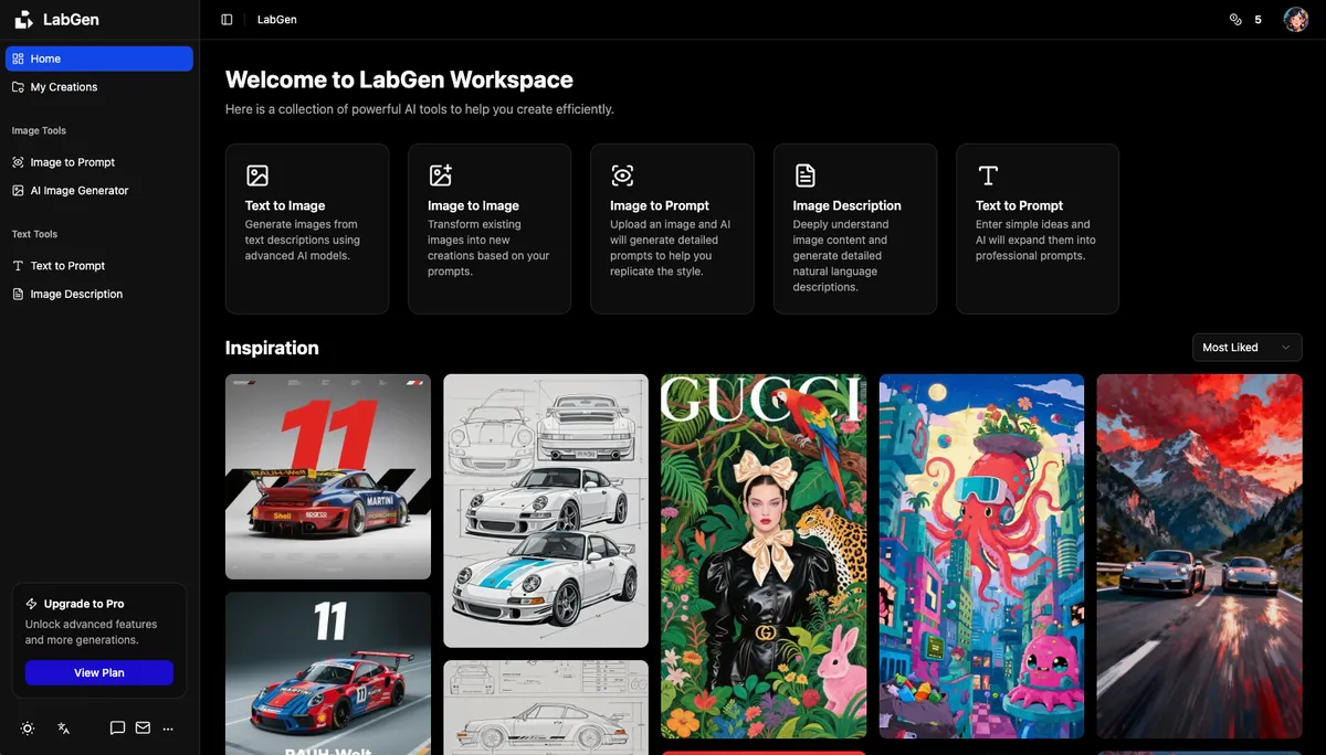 Labgen screenshot