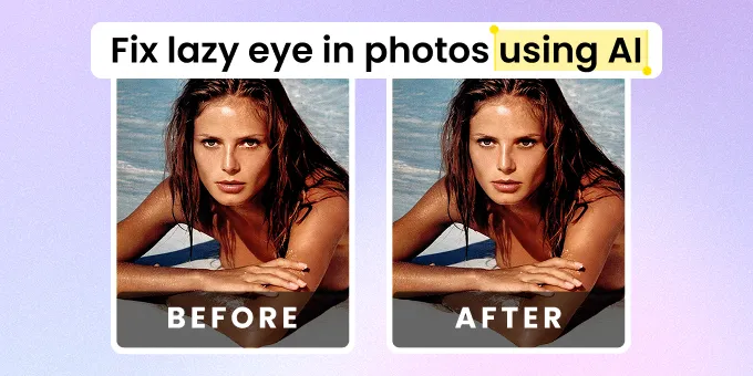 Lazyeyefix AI Photo Editor screenshot