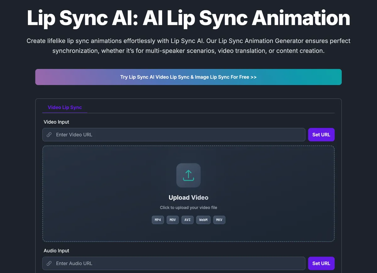 Lip Sync AI screenshot