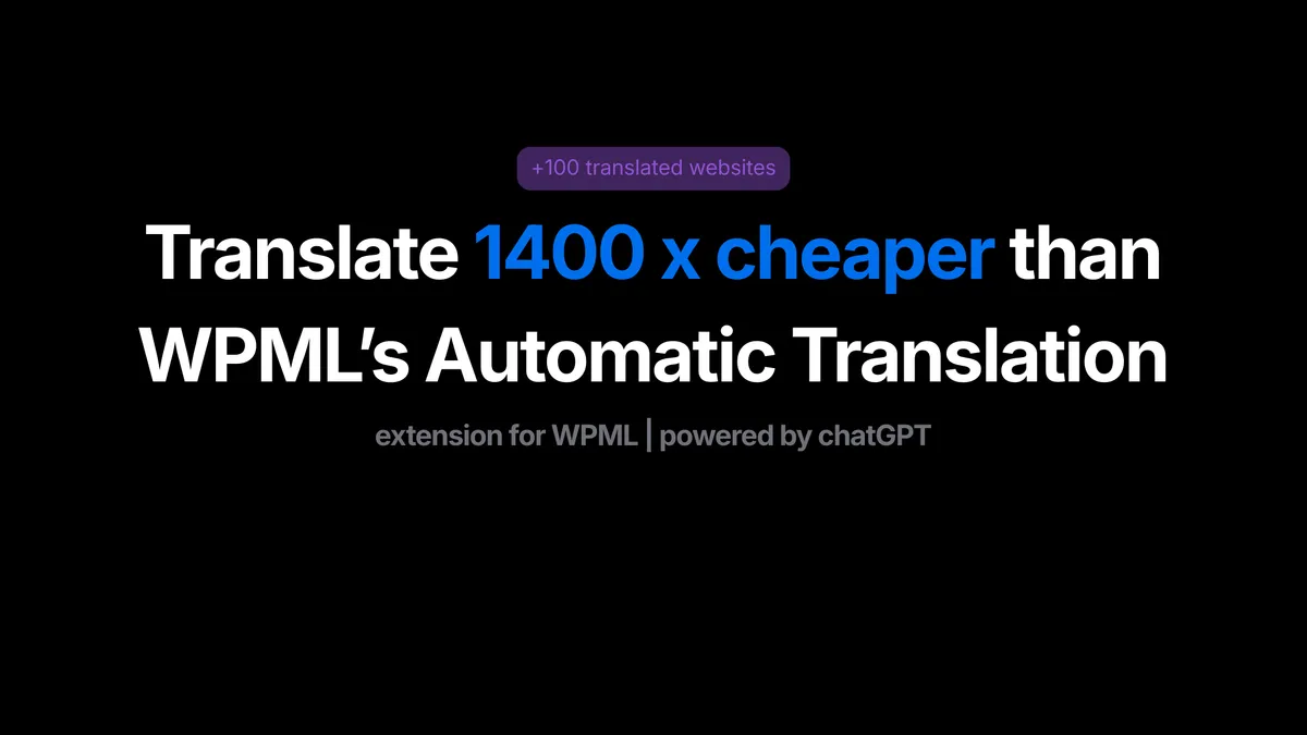 LLM Automatic Translation screenshot