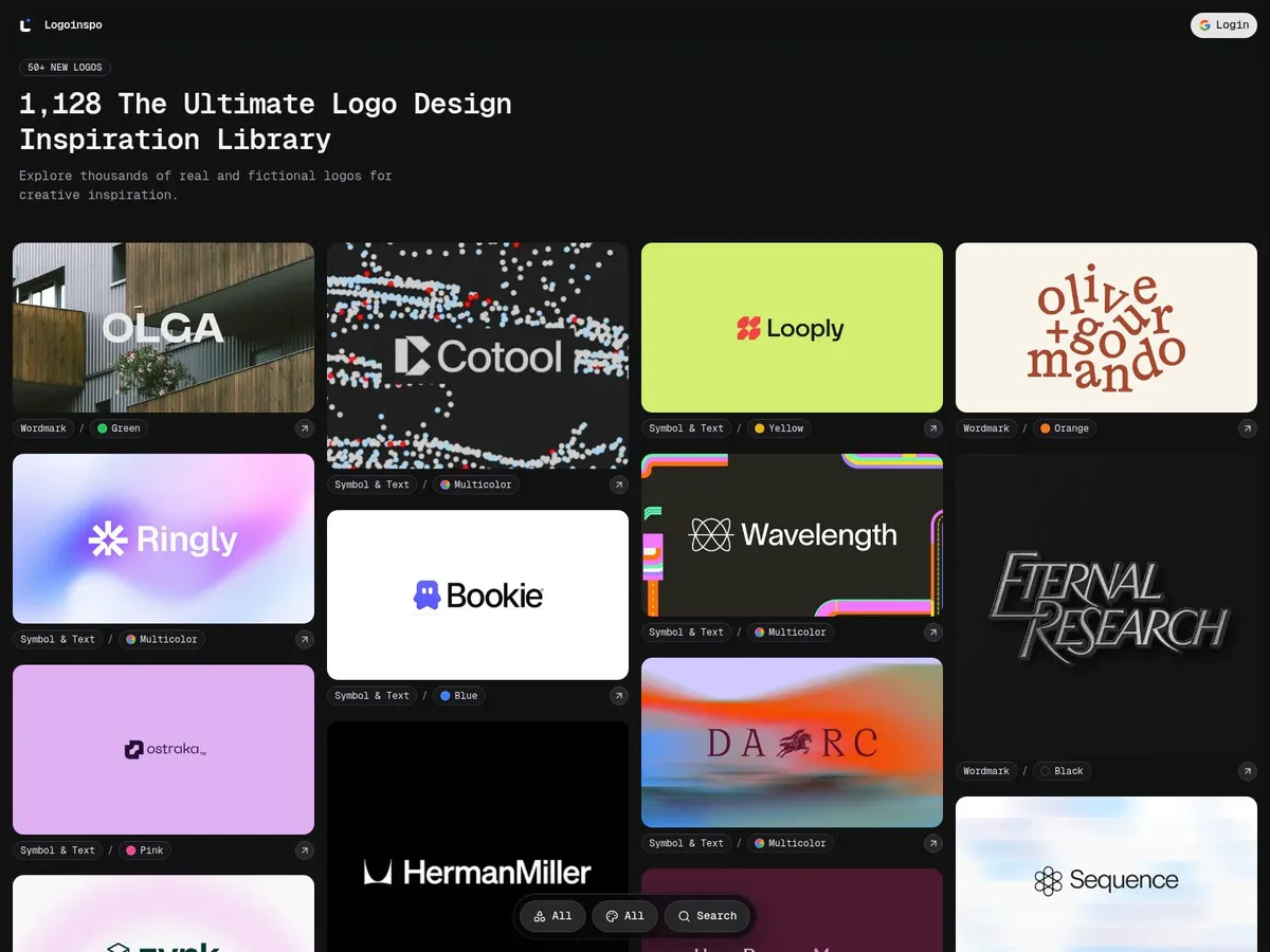 Logoinspo screenshot