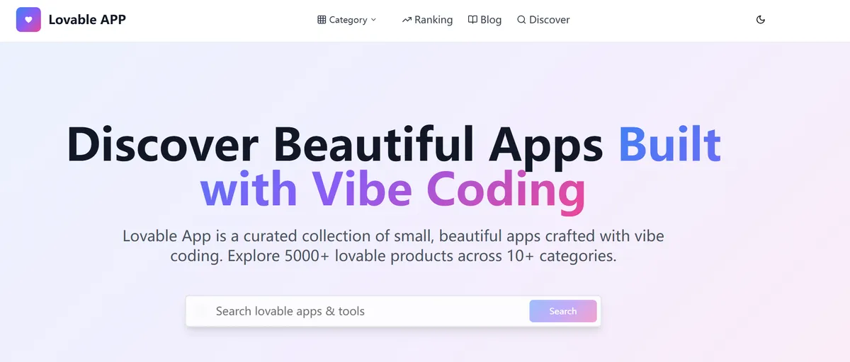 Lovable APP screenshot