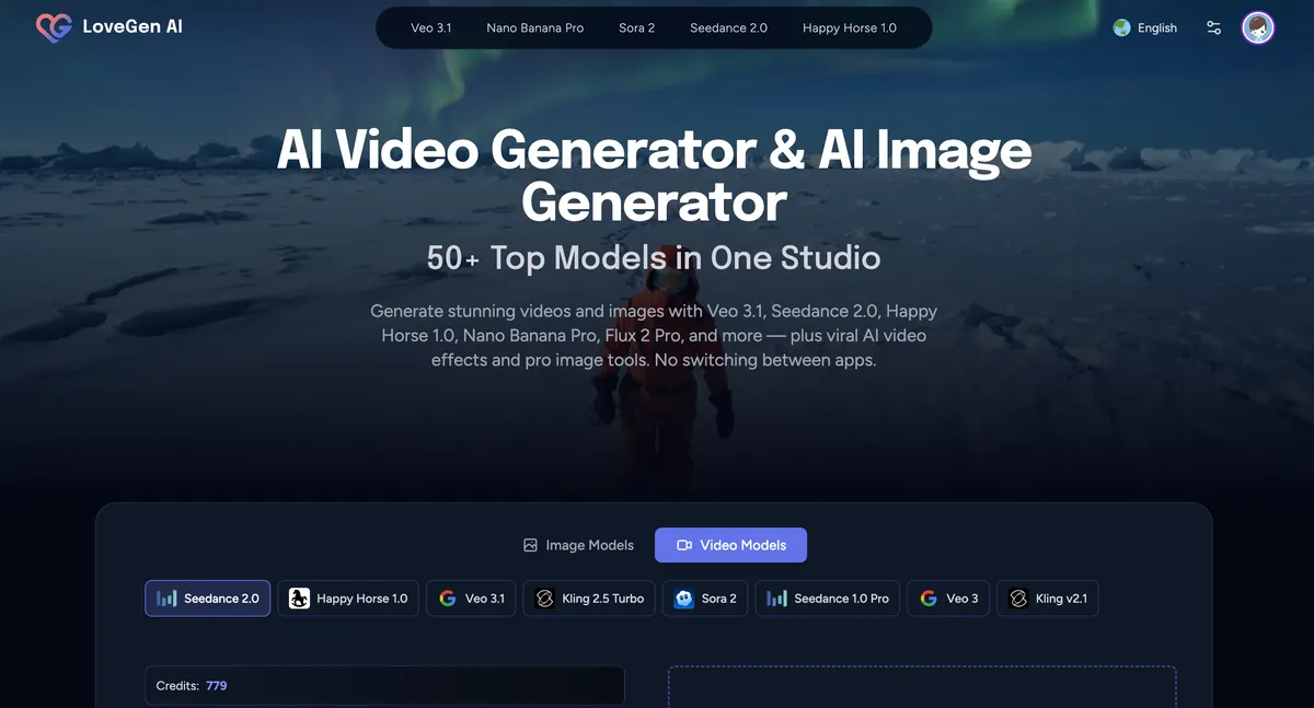 LoveGen AI screenshot