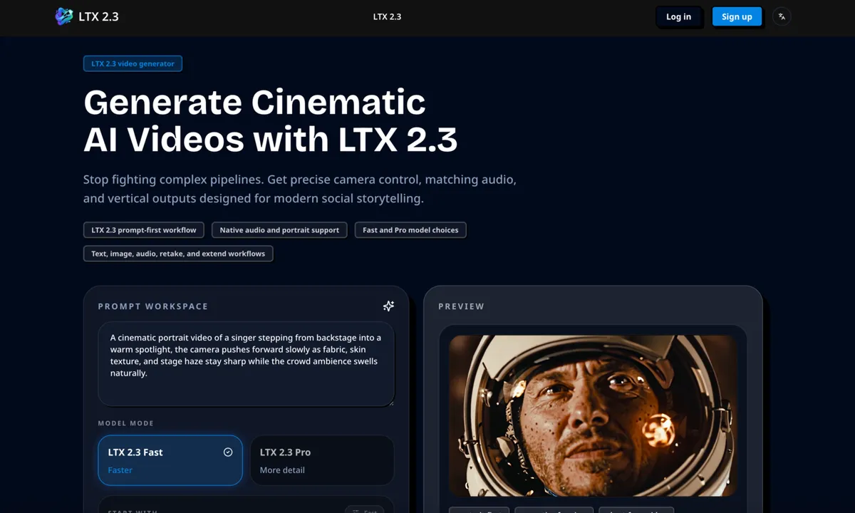 LTX 2.3 screenshot