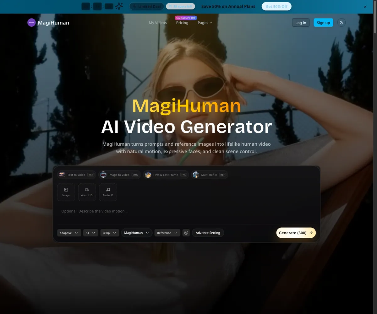MagiHuman screenshot