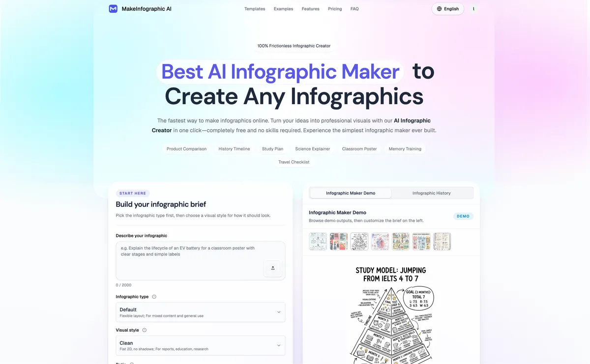 Make Infographic AI screenshot