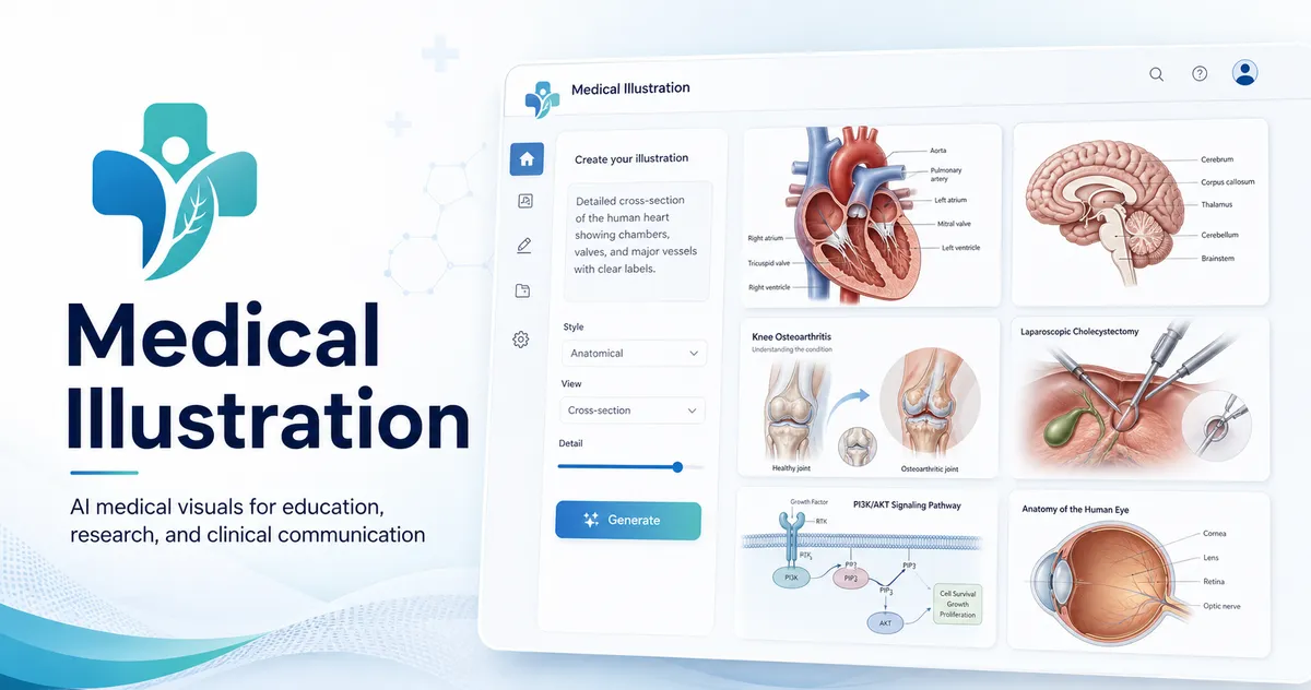 Medical Illustration AI screenshot