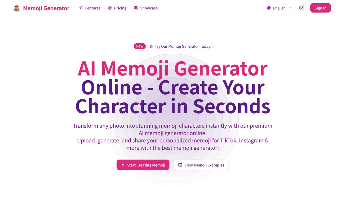 memoji generator screenshot