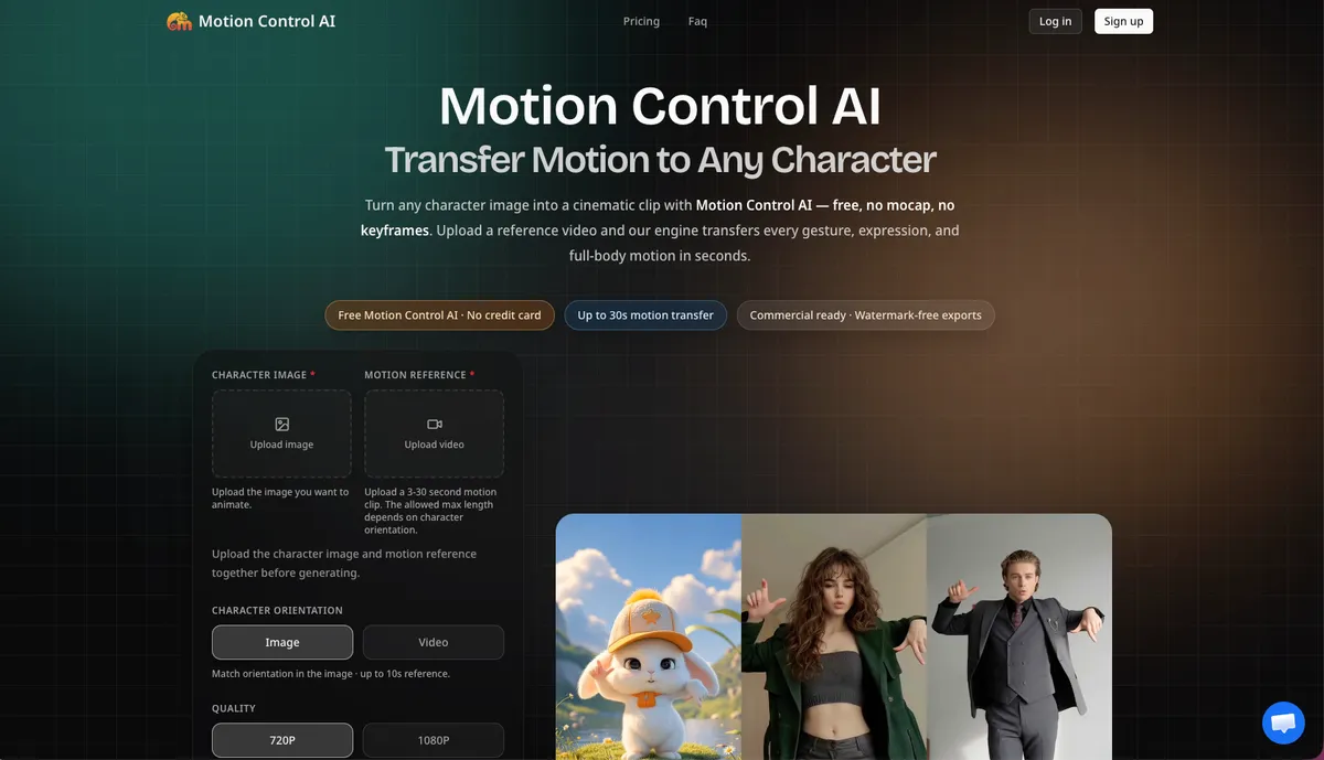 Motion Control AI screenshot