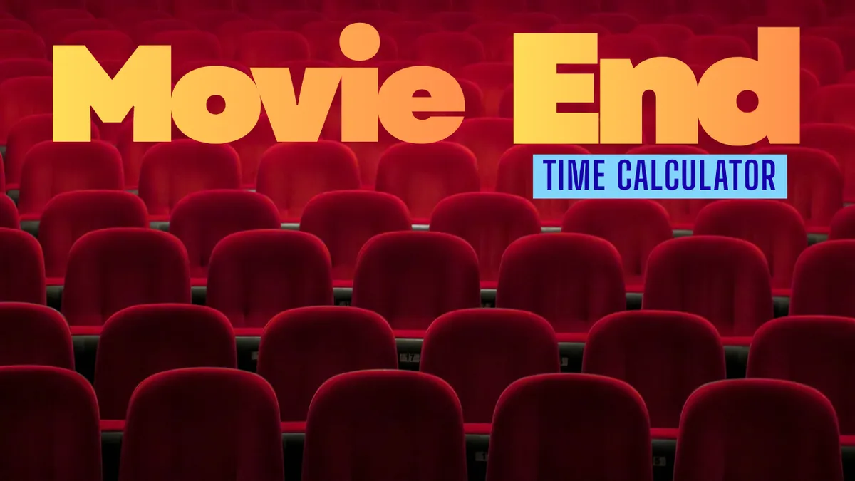 Movie End Time Calculator screenshot