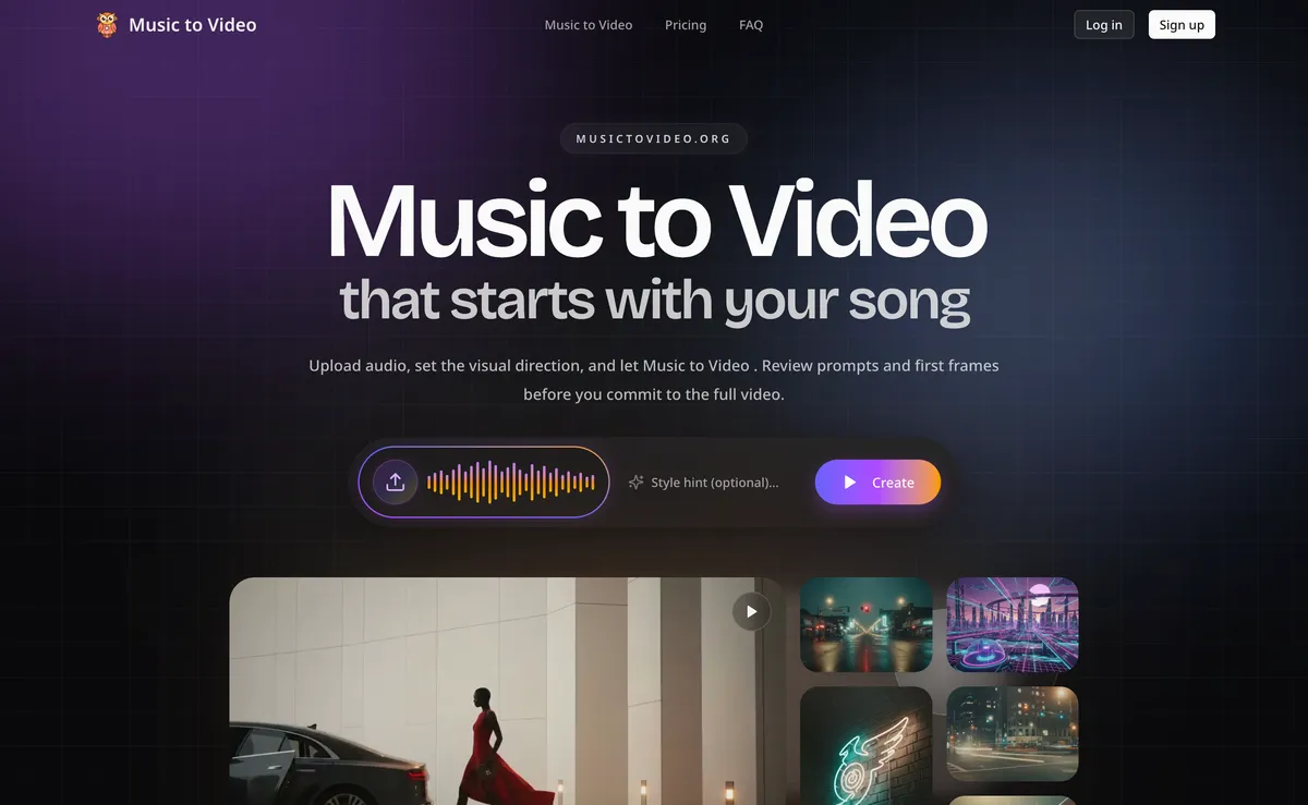 Music to Video screenshot