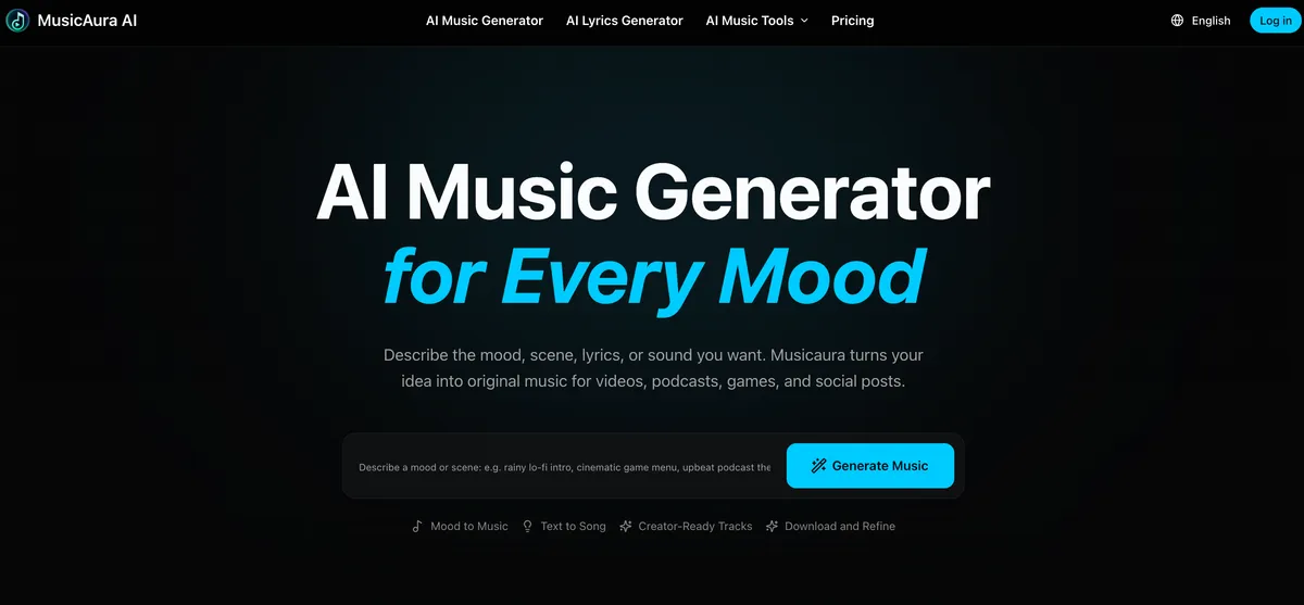 MusicAura AI screenshot