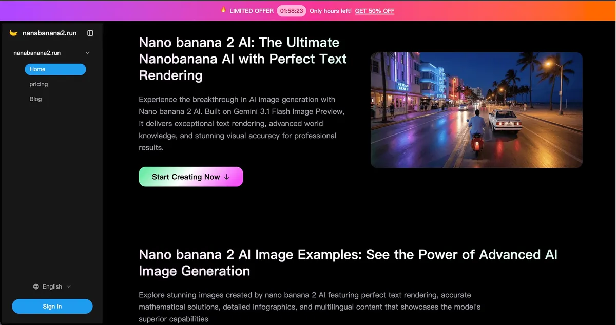 Nana banana 2 screenshot