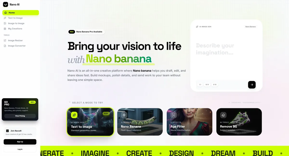 Nano AI screenshot