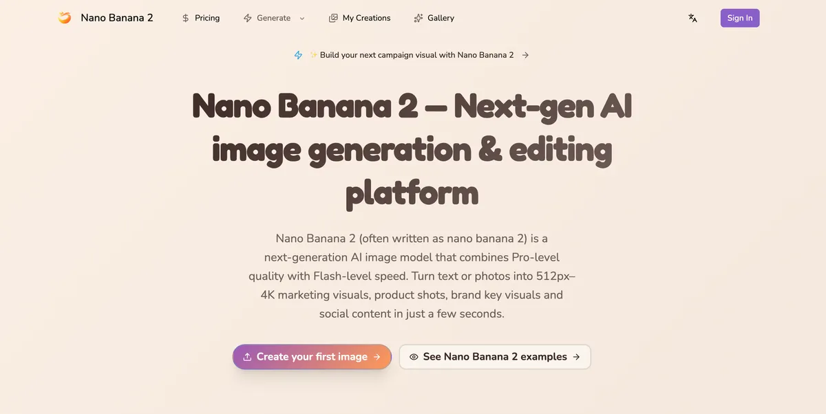 Nano Banana 2 screenshot