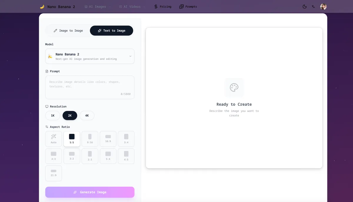 Nano Banana 2 screenshot