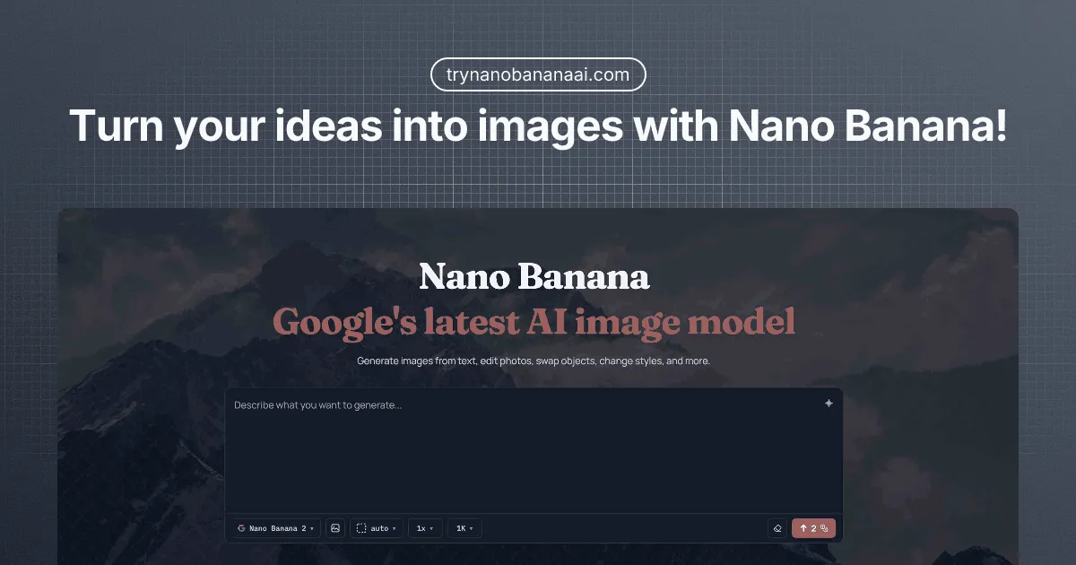 Nano Banana AI screenshot