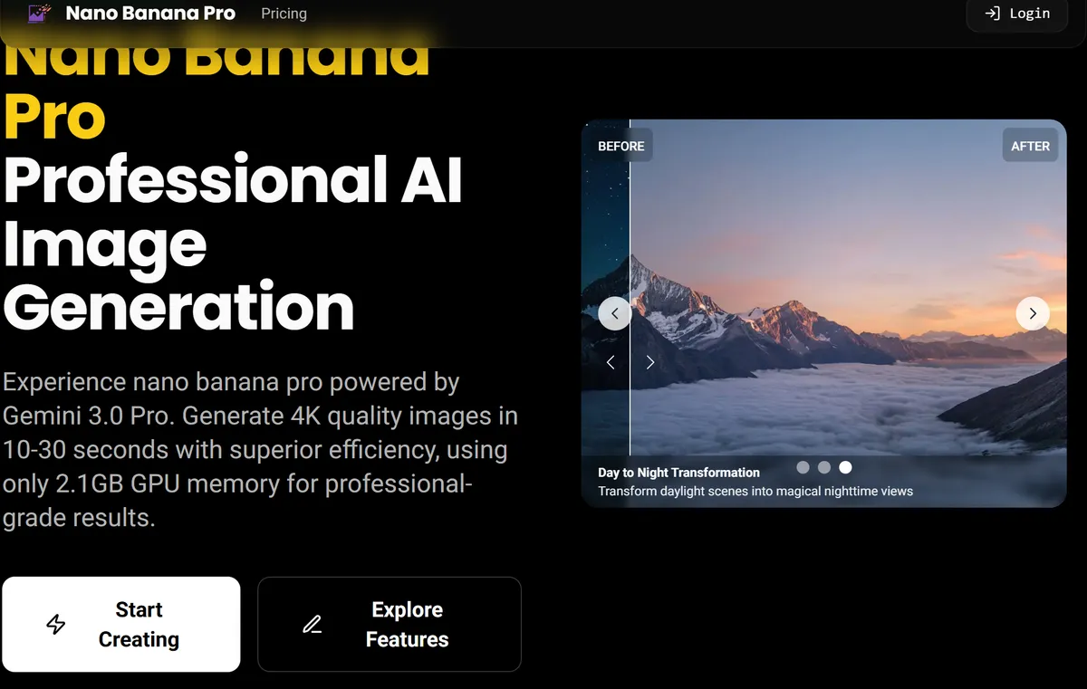 nano banana pro screenshot