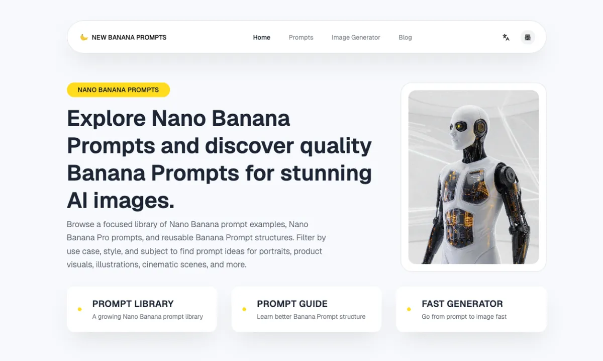 Nano Banana Prompt screenshot