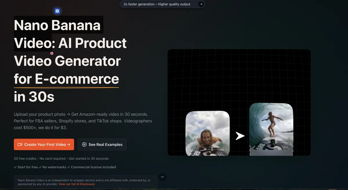 Nano Banana Video screenshot