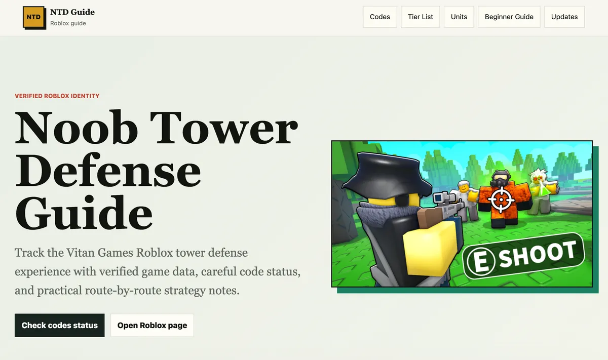 Noob Tower Defense screenshot