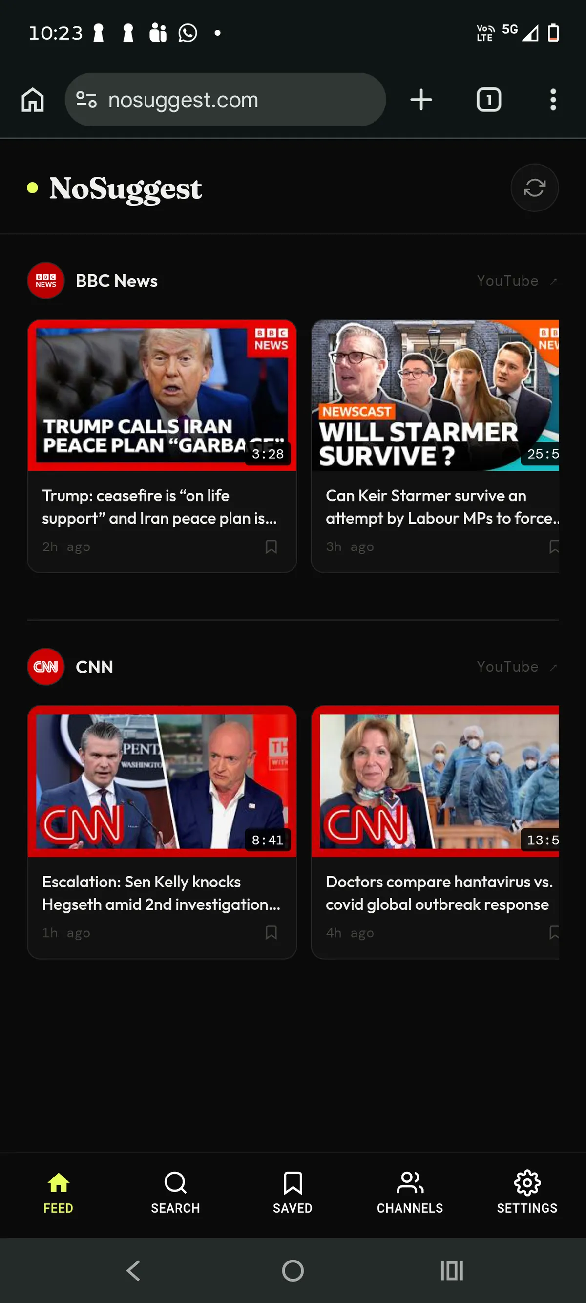 NoSuggest screenshot