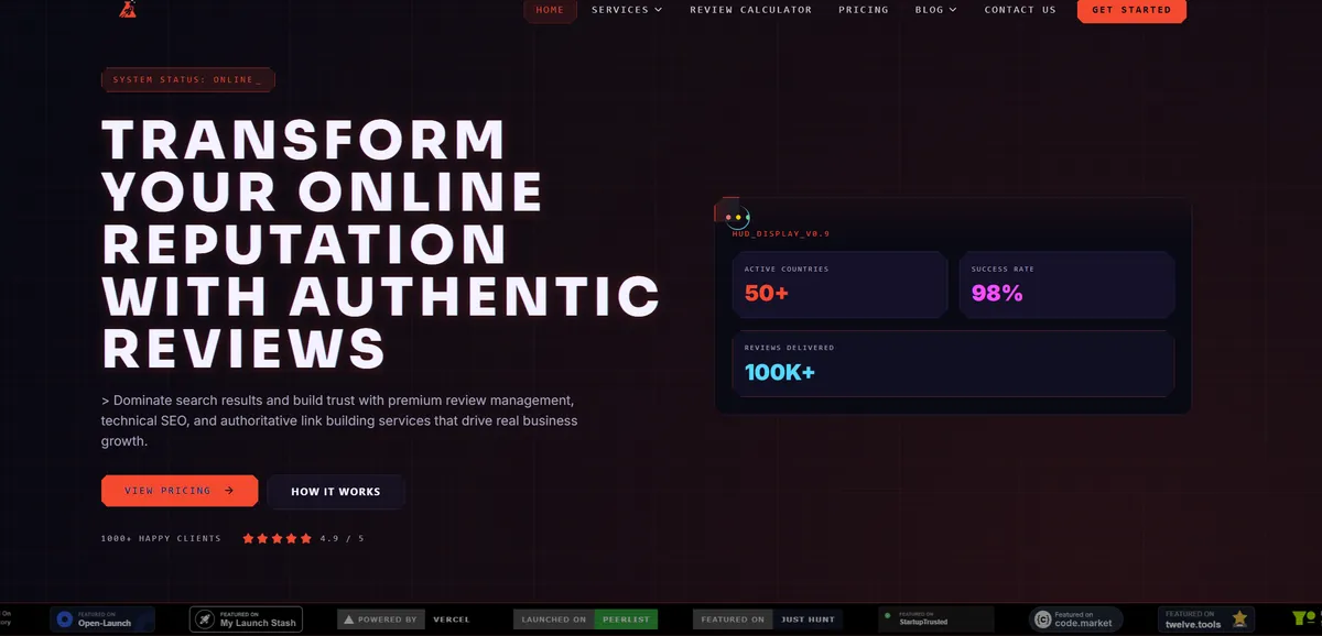 Orderboosts screenshot