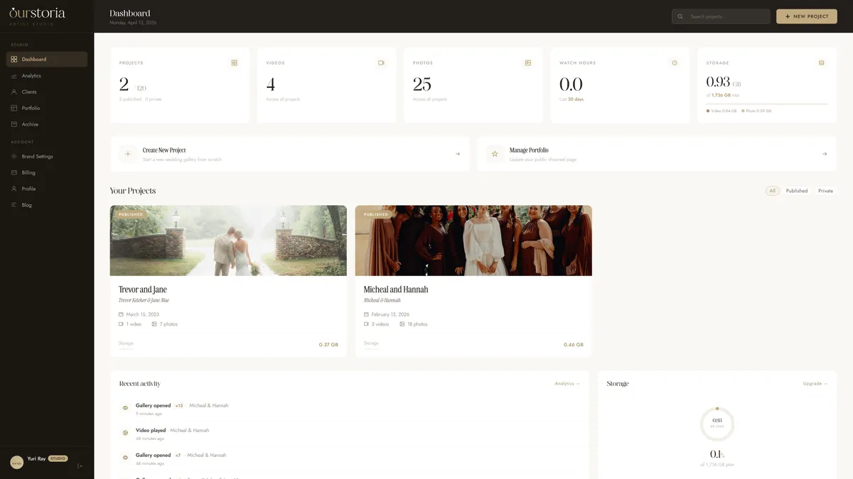 Ourstoria screenshot