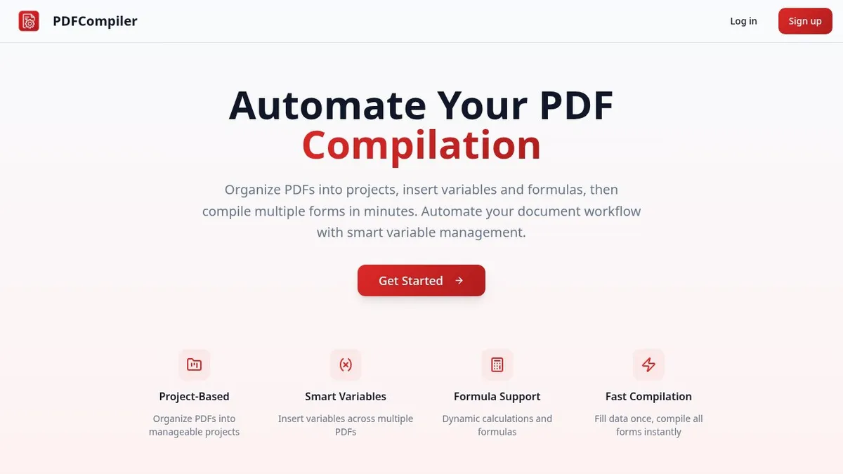 PDF Compiler screenshot