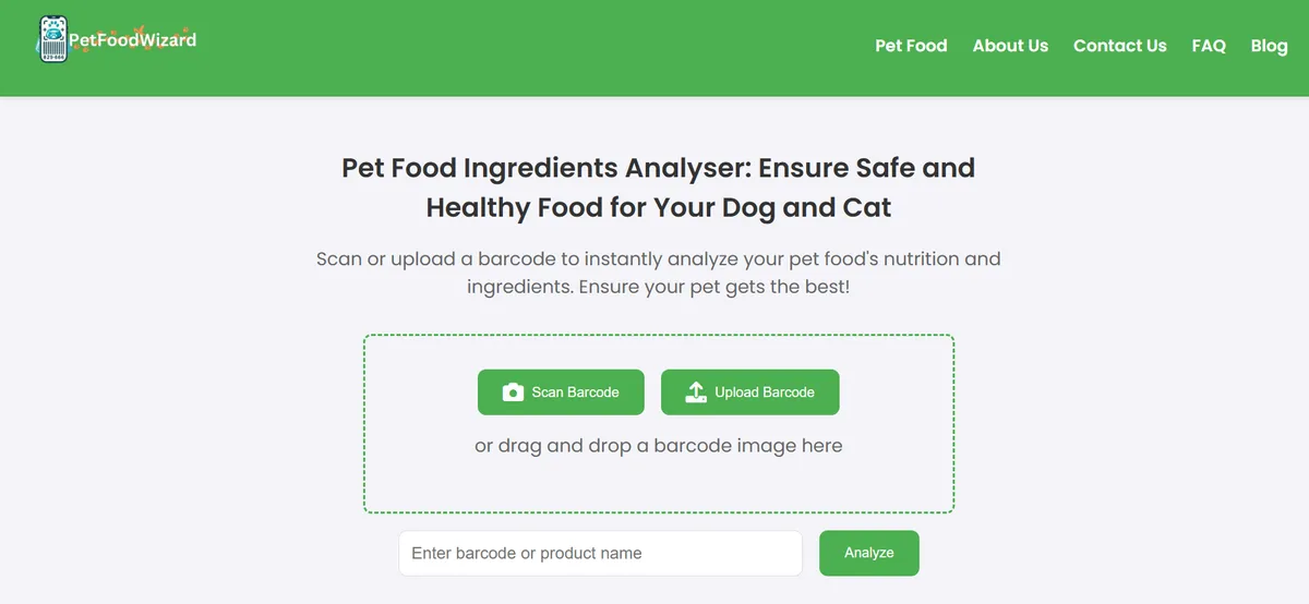 Pet Food Wizard screenshot