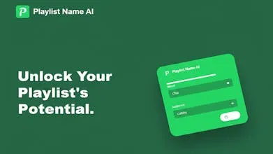 playlist name ai screenshot