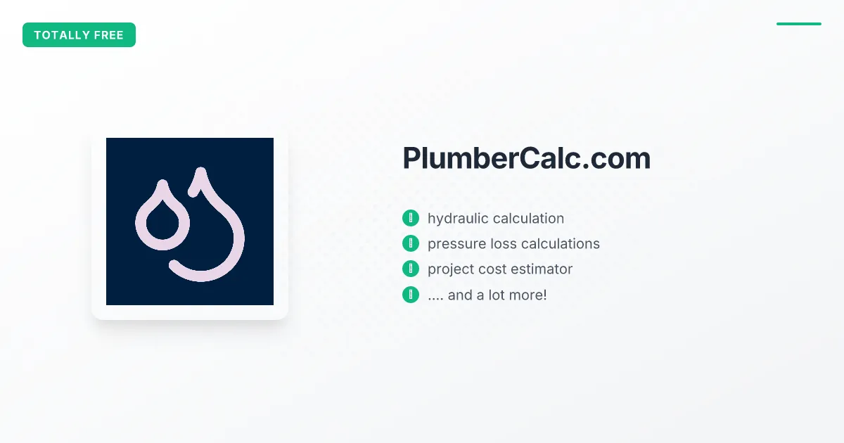 PlumberCalc screenshot