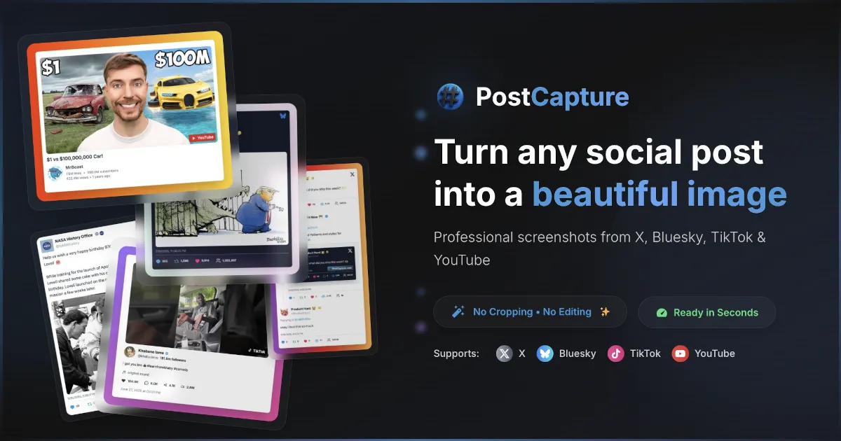 PostCapture screenshot