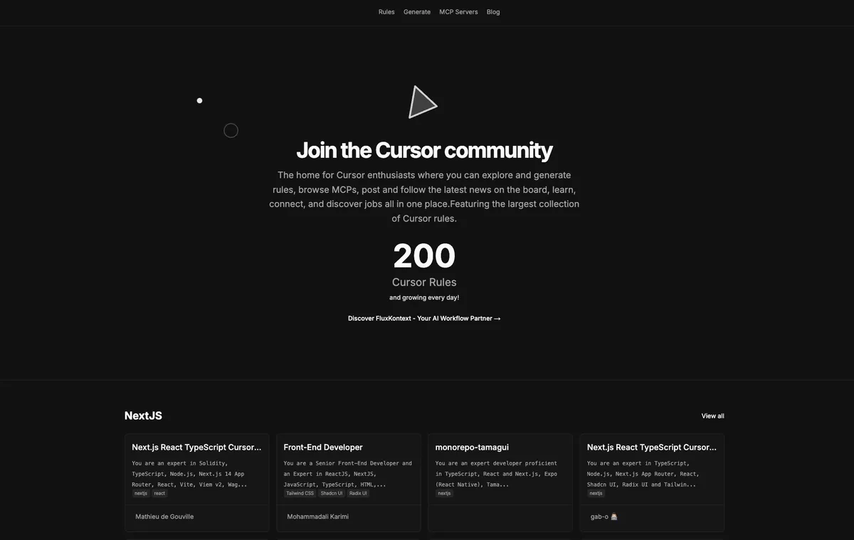 Pro Cursor Rules screenshot