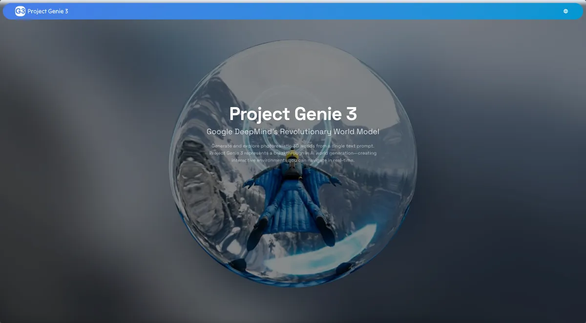 Project Genie 3 screenshot