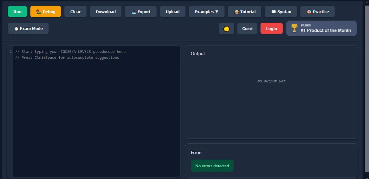Pseudorun screenshot
