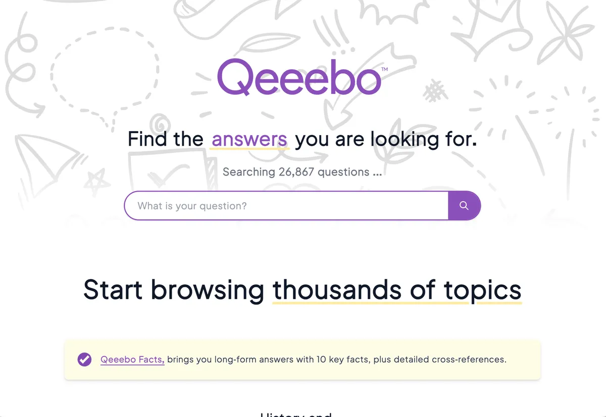 Qeeebo screenshot