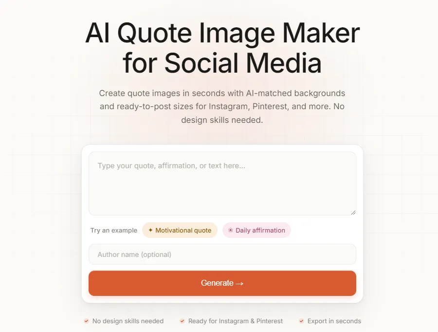 Quote Image Maker screenshot
