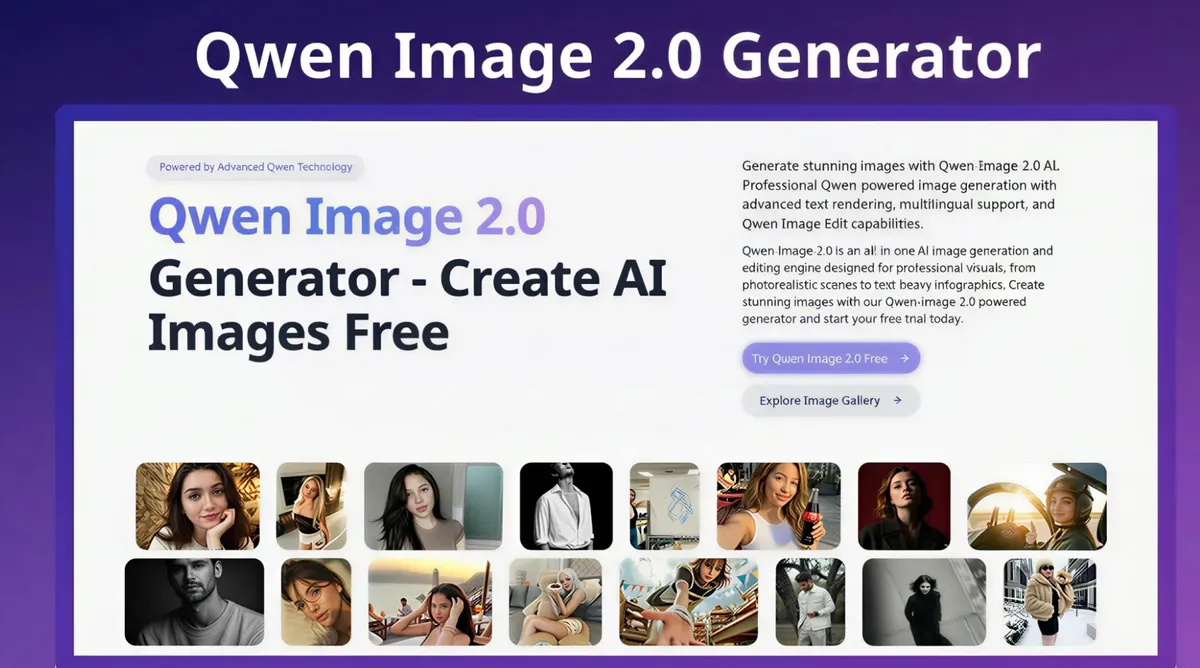 Qwen Image 2.0 screenshot