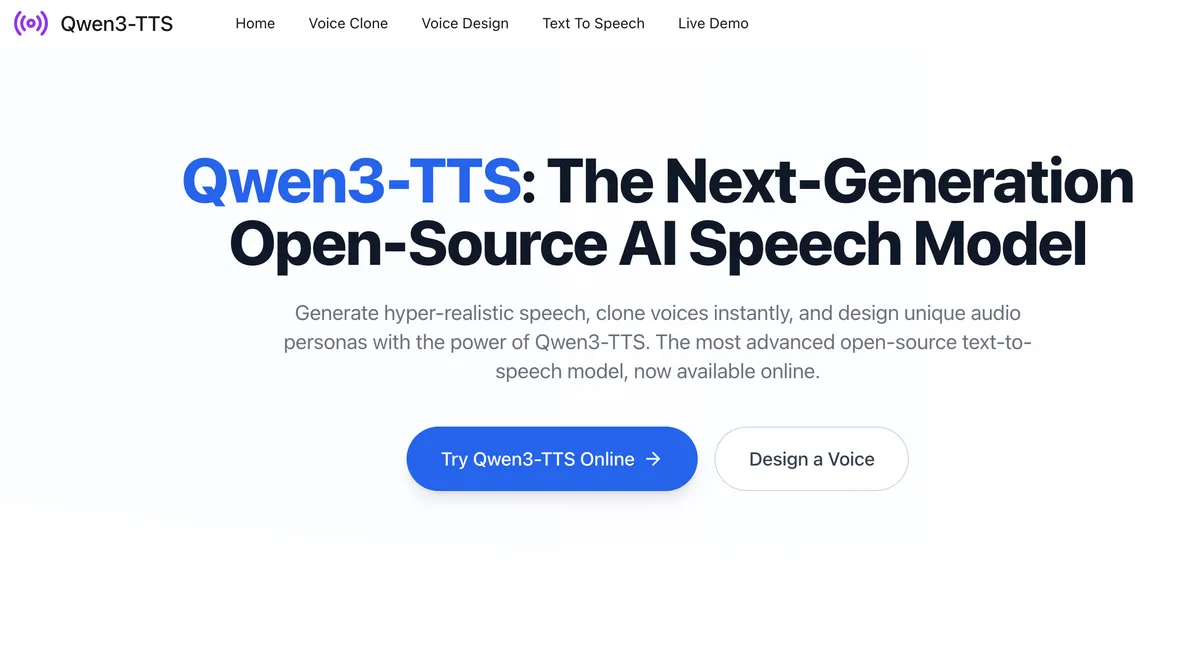Qwen3-TTS screenshot