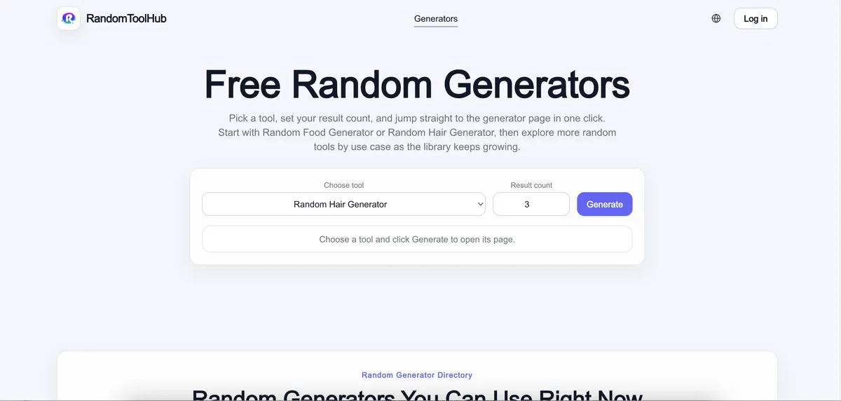 Randomtoolhub screenshot