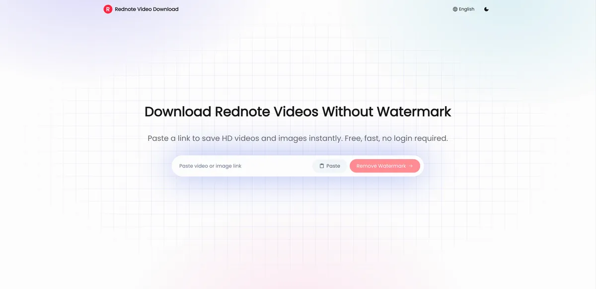 Rednote Video Download screenshot