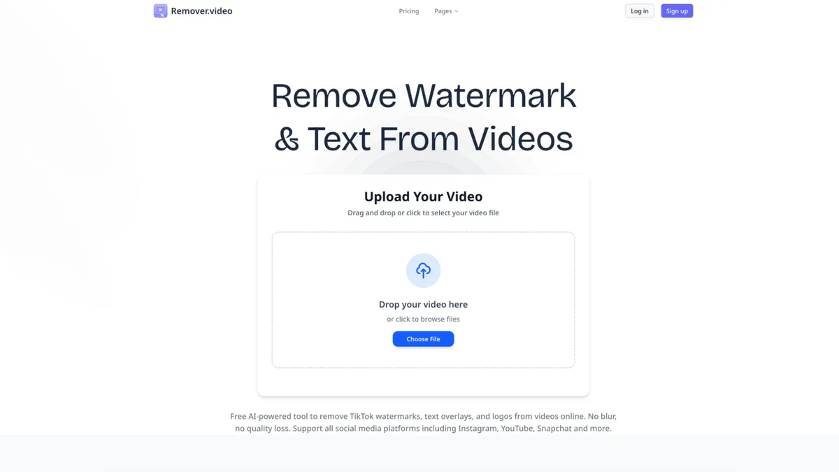 Remover.video screenshot