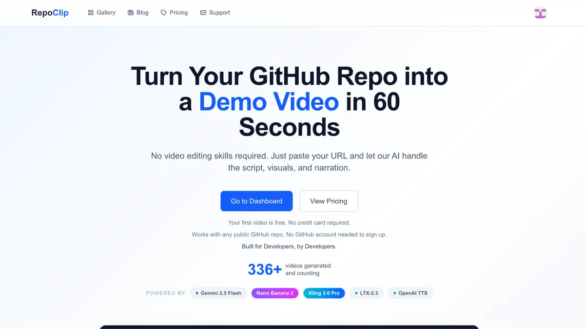 RepoClip screenshot