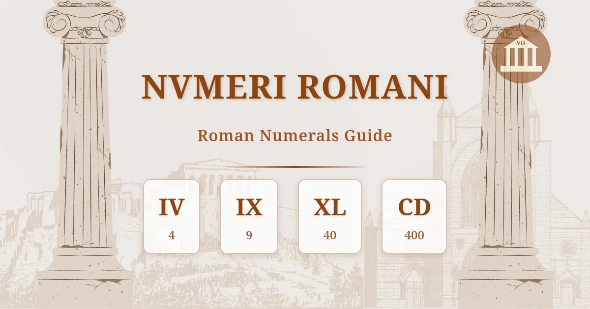 Roman Numerals Guide screenshot