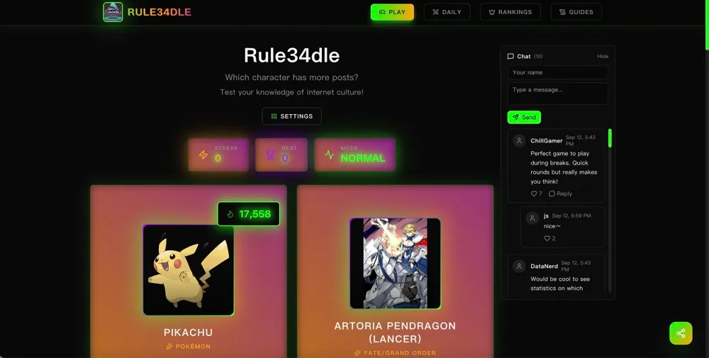 rule34dle screenshot
