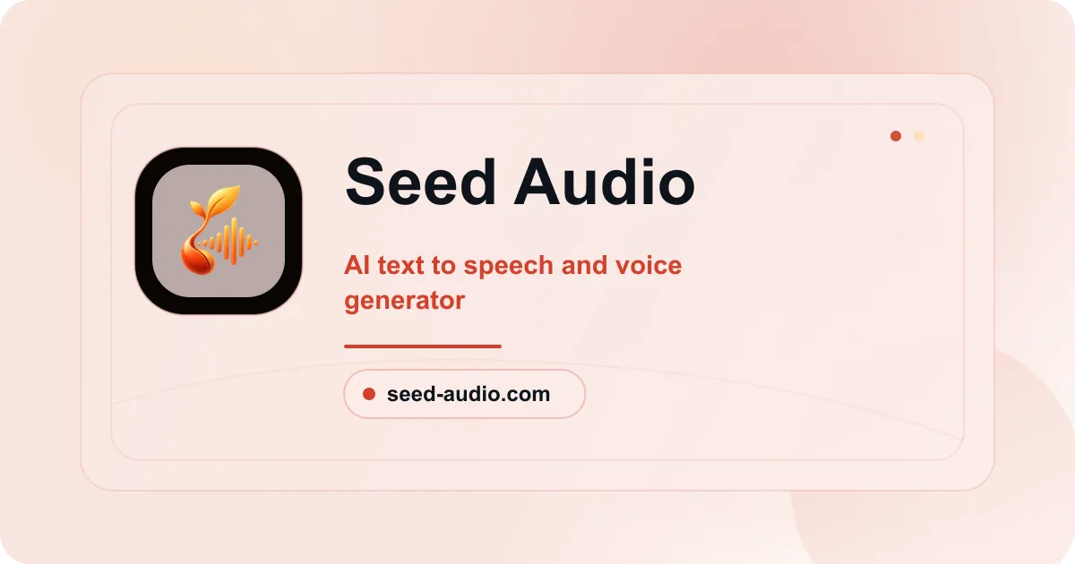 Seed Audio screenshot