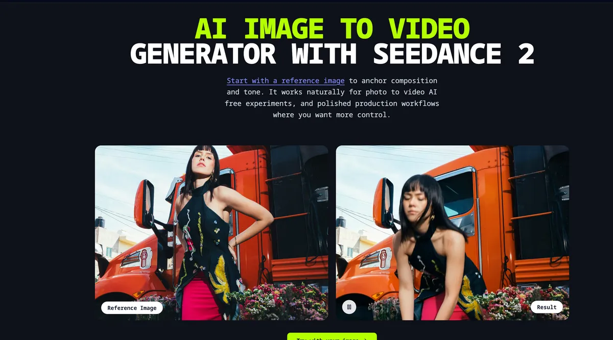 Seedance2 - Best AI Video Generator screenshot